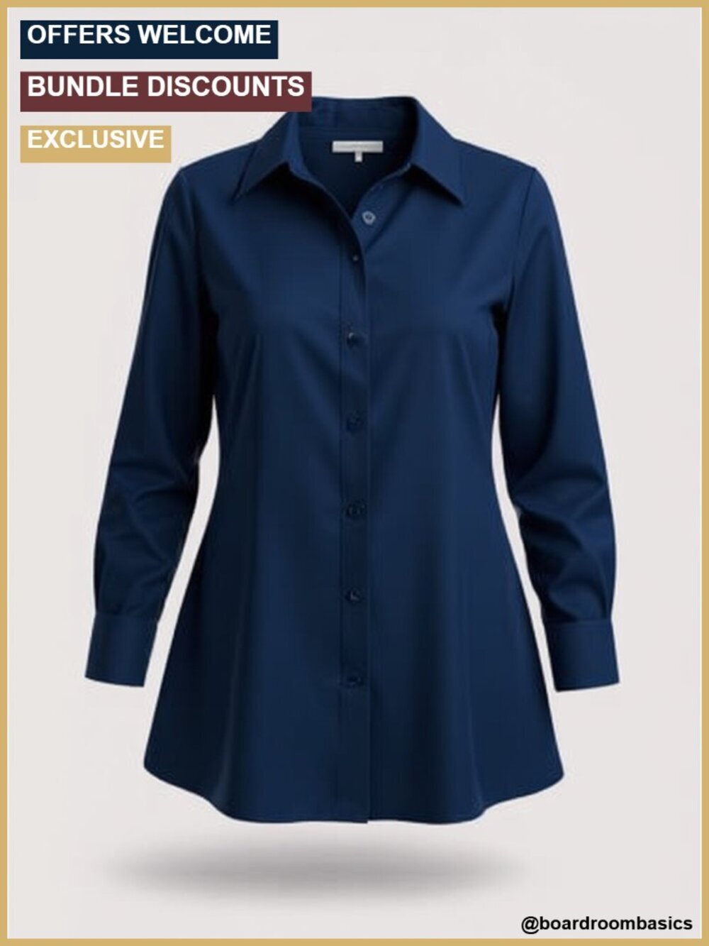 Wrinkle Free Long Sleeve Button Down Shirt for Women Business Casual Work